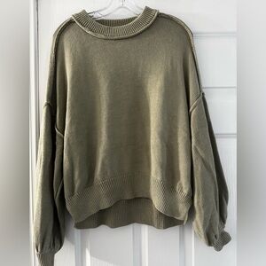 Olive Green Women's Sweater